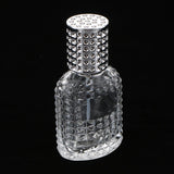Pineapple Portable Glass Container Perfume Bottles With Spray Silver 30ml