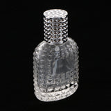 Pineapple Portable Glass Container Perfume Bottles With Spray Silver 50ml