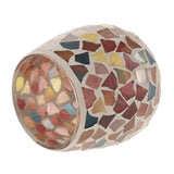 Elegant Moroccan Mosaic Glass Tea Light Candelabra Candlestick Candleholder 02