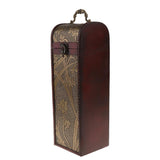 Max Vintage Wine Box Wooden Antique Packaging Wine Gift Box 1 Bottle-B - Aladdin Shoppers