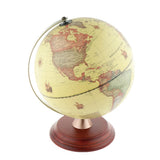 Maxbell Illuminated Spinning World Globe Constellation Map Wooden Stand Night Light