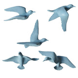 Max Resin 3D Handmade Flying Seagull Bird Crafts Wall Art Hanging Decor Blue A - Aladdin Shoppers