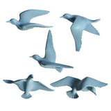 Max Resin 3D Handmade Flying Seagull Bird Crafts Wall Art Hanging Decor Blue A - Aladdin Shoppers