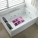 Max 6pcs 3D exquisite Waterproof Bathtub Sticker for bathroom Style_3 - Aladdin Shoppers