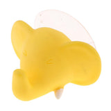 Max Cute Cartoon Animal Shape Toothbrush Holder Towel Rail Hooks Yellow Elephant - Aladdin Shoppers