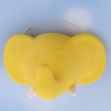 Max Cute Cartoon Animal Shape Toothbrush Holder Towel Rail Hooks Yellow Elephant - Aladdin Shoppers