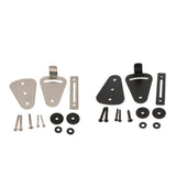 Max Steel Sliding Barn Wood Door Lock Pull Door Gate Latch Hardware Silver - Aladdin Shoppers