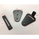 Max Steel Sliding Barn Wood Door Lock Pull Door Gate Latch Hardware Silver - Aladdin Shoppers