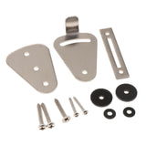 Max Steel Sliding Barn Wood Door Lock Pull Door Gate Latch Hardware Silver - Aladdin Shoppers