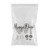 Max Steel Sliding Barn Wood Door Lock Pull Door Gate Latch Hardware Silver - Aladdin Shoppers