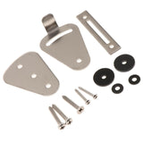 Max Steel Sliding Barn Wood Door Lock Pull Door Gate Latch Hardware Silver - Aladdin Shoppers