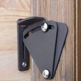 Max Steel Sliding Barn Wood Door Lock Pull Door Gate Latch Hardware Black - Aladdin Shoppers