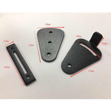 Max Steel Sliding Barn Wood Door Lock Pull Door Gate Latch Hardware Black - Aladdin Shoppers