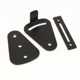 Max Steel Sliding Barn Wood Door Lock Pull Door Gate Latch Hardware Black - Aladdin Shoppers