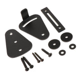 Max Steel Sliding Barn Wood Door Lock Pull Door Gate Latch Hardware Black - Aladdin Shoppers