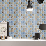 Max 4Pcs Self Adhesive Mosaic Brick Pattern Vinyl Tile Sticker Wall Paper Panels n - Aladdin Shoppers