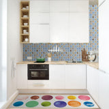 Max 4Pcs Self Adhesive Mosaic Brick Pattern Vinyl Tile Sticker Wall Paper Panels n - Aladdin Shoppers