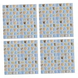 Max 4Pcs Self Adhesive Mosaic Brick Pattern Vinyl Tile Sticker Wall Paper Panels n - Aladdin Shoppers