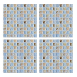 Max 4Pcs Self Adhesive Mosaic Brick Pattern Vinyl Tile Sticker Wall Paper Panels n - Aladdin Shoppers