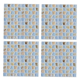 Max 4Pcs Self Adhesive Mosaic Brick Pattern Vinyl Tile Sticker Wall Paper Panels n - Aladdin Shoppers