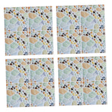 Max 4Pcs Self Adhesive Mosaic Brick Pattern Vinyl Tile Sticker Wall Paper Panels o - Aladdin Shoppers