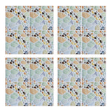 Max 4Pcs Self Adhesive Mosaic Brick Pattern Vinyl Tile Sticker Wall Paper Panels o - Aladdin Shoppers