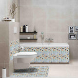 Max 4Pcs Self Adhesive Mosaic Brick Pattern Vinyl Tile Sticker Wall Paper Panels o - Aladdin Shoppers