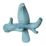 Max Wall Mounted Resin Coat Robe Hook Birds Stand on Branch Hanger Rack Blue A - Aladdin Shoppers