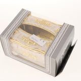 Max European Style Acrylic Tissue Box Luxury Facial Case Holder Golden White - Aladdin Shoppers
