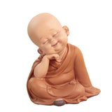 Little Monk Decoration Craft Collectable Figurine Ornament for Car Decor 3