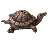 Chinese Fengshui Decor Incense Burner Coils Stick Smoke Censer Copper Turtle