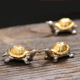 Max Chinese Fengshui Decor Incense Burner Coils Stick Smoke Censer Golden Turtle
