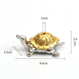 Max Chinese Fengshui Decor Incense Burner Coils Stick Smoke Censer Golden Turtle
