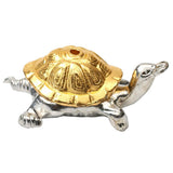 Max Chinese Fengshui Decor Incense Burner Coils Stick Smoke Censer Golden Turtle