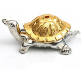 Max Chinese Fengshui Decor Incense Burner Coils Stick Smoke Censer Golden Turtle