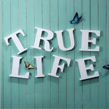 Max Hanging Wall Letters Wooden Alphabet Wall Letter for Children Baby Name B - Aladdin Shoppers