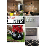 Max Hanging Wall Letters Wooden Alphabet Wall Letter for Children Baby Name B - Aladdin Shoppers