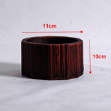 Maxbell Japanese Style Bamboo Flower Vase Antique DIY Hydroponics Plant Vase 07
