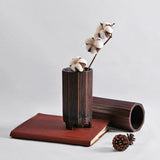 Maxbell Japanese Style Bamboo Flower Vase Antique DIY Hydroponics Plant Vase 07