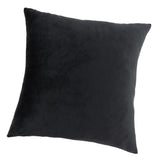 Max Decorative Throw Pillow Cover Velvet Cushion Cover Pillowcase Black 50 x 50cm