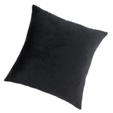 Max Decorative Throw Pillow Cover Velvet Cushion Cover Pillowcase Black 50 x 50cm