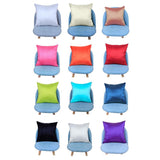 Solid Color Super Soft Cozy Velvet Sofa Pillowcover White-50x50cm