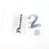 Silver Plastic Self-Adhesive Door Number Sign Sticky Numeric Digit Number 2