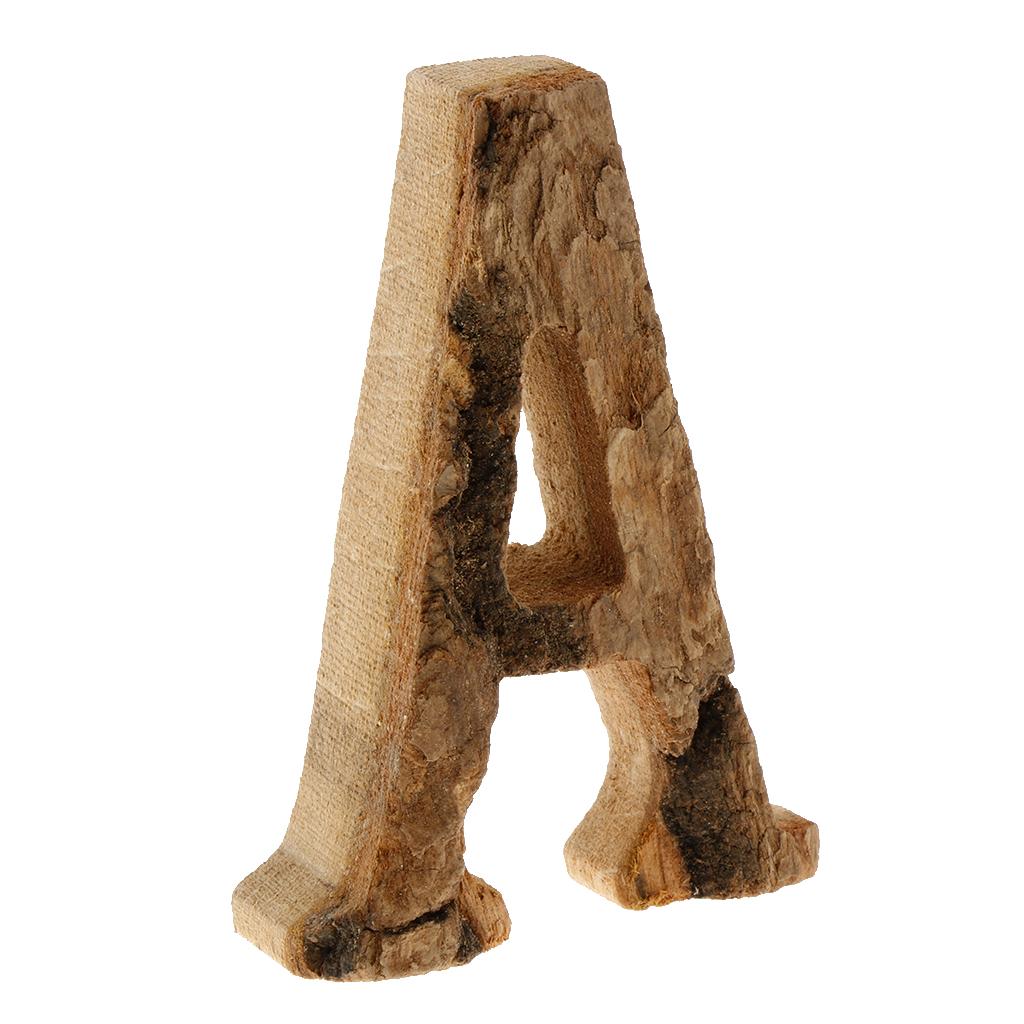 Handcraved Wooden Letters Door Numbers Alphabet Letter Floating Adress Name A