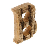 Handcraved Wooden Letters Door Numbers Alphabet Letter Floating Adress Name B