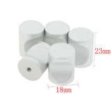 Max 5pack Cylindroid Drawer Pull Handle Door Cabinet Knobs White-23x18mm - Aladdin Shoppers