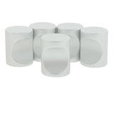 Max 5pack Cylindroid Drawer Pull Handle Door Cabinet Knobs White-23x18mm - Aladdin Shoppers