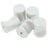 Max 5pack Cylindroid Drawer Pull Handle Door Cabinet Knobs White-23x18mm - Aladdin Shoppers