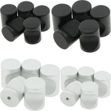 Max 5pack Cylindroid Drawer Pull Handle Door Cabinet Knobs White-23x18mm - Aladdin Shoppers