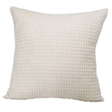 Max Solid Color Corduroy Pillow Case Square Sofa Cushion Cover Creamy-white - Aladdin Shoppers
